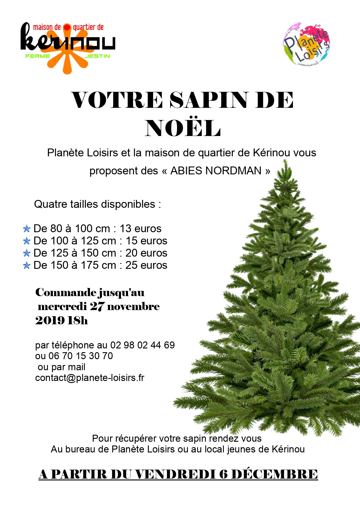 Vente de sapins : il faut faire vite ! – Planète loisirs